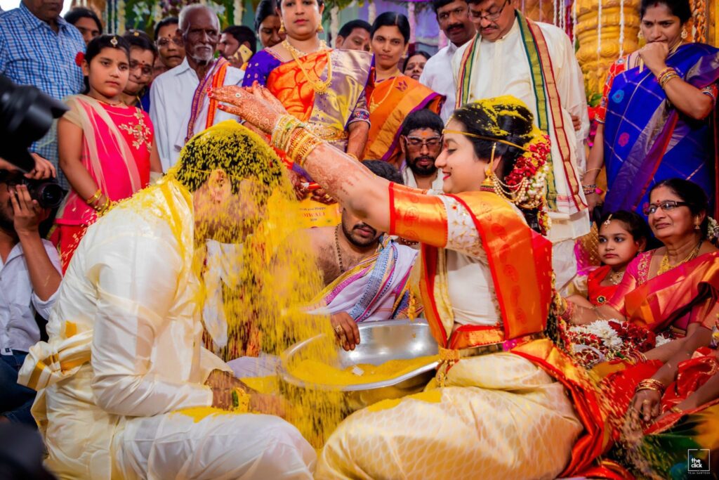Talambralu in Telugu wedding