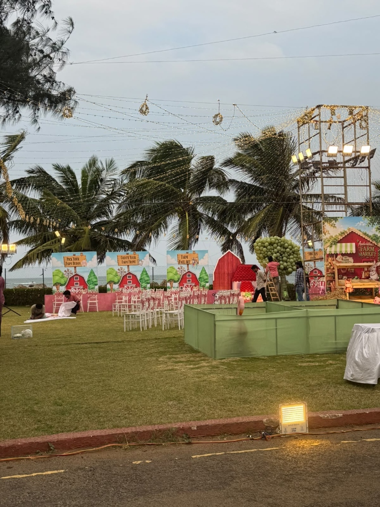 Sai Priya Beach Resort Rushikonda Lawn Wedding